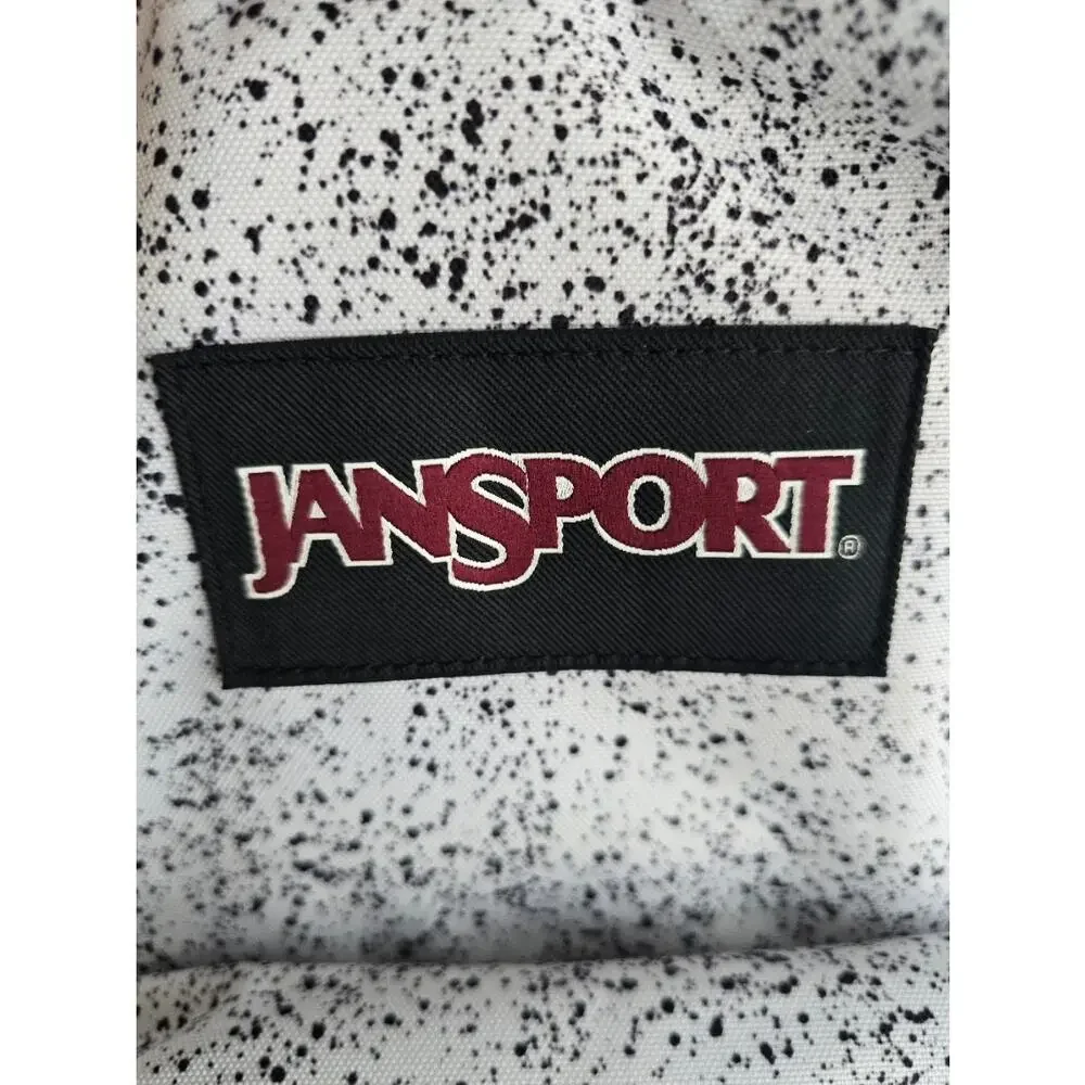 Jansport Backpack- Speckled Ashbury - Black & White